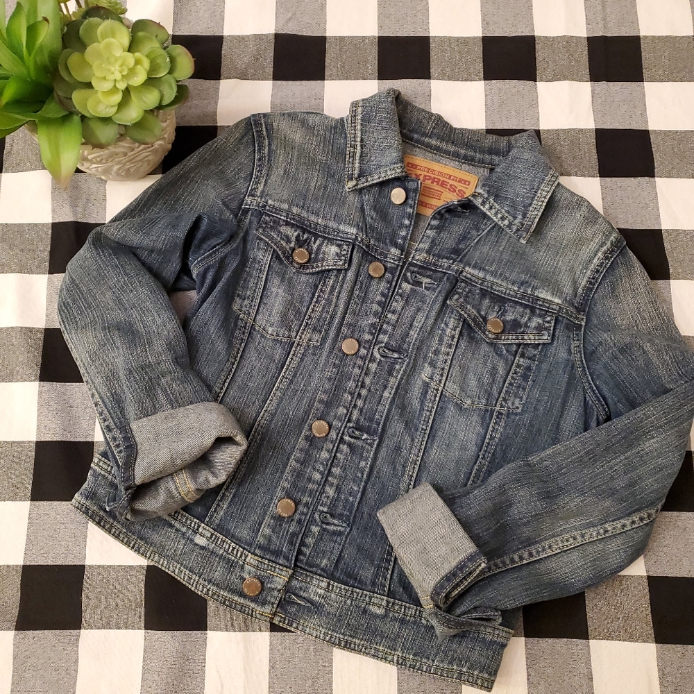 🎉HP🎉 EXPRESS Women's Small Denim Jean Jacket